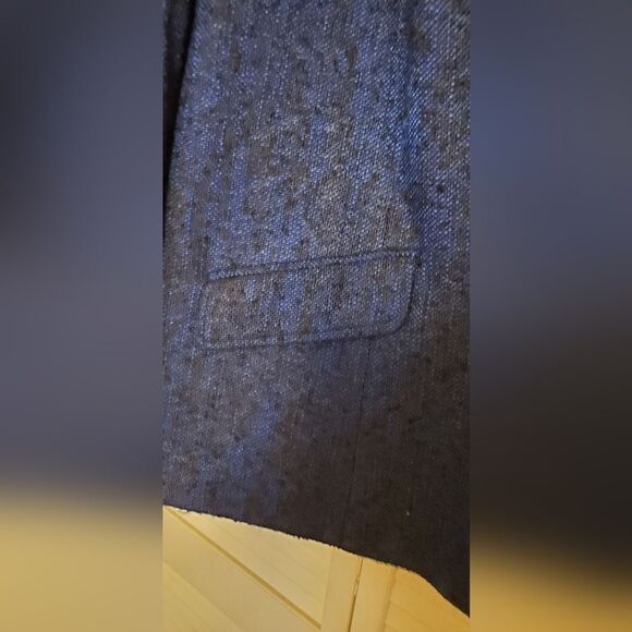 Jessica London New winter lined blazer suit jacket dark blue size 28w - Picture 3 of 6